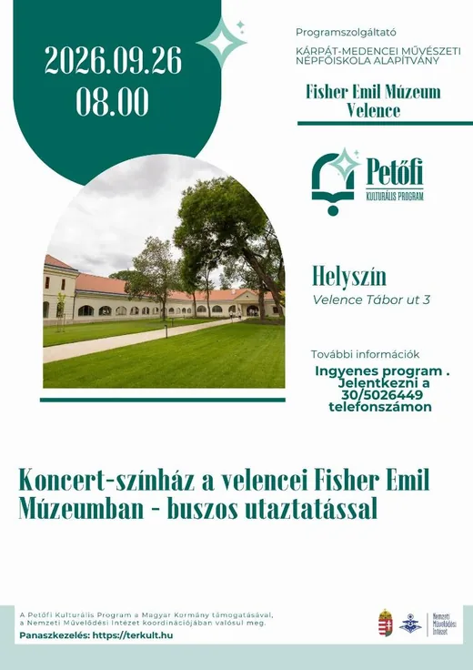 'Fisher Emil Múzeum buszos utaztatással' cikk borítóképe