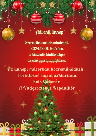 Adventi ünnep borítóképe