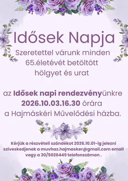 Idősek Napja borítóképe