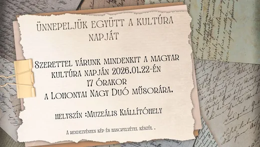 'Ünnepeljük együtt a Kultúra Napját' cikk borítóképe
