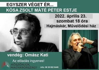 Kósa Zsolt Máté Péter Estje borítóképe