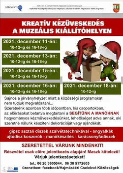 Kreatív kézműveskedéseket tartunk borítóképe