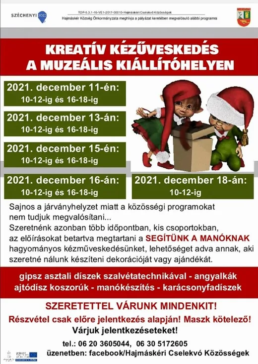 'Kreatív kézműveskedéseket tartunk' cikk borítóképe