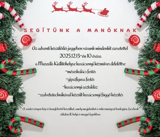 Segítünk a manóknak – karácsonyi kézműves délelőtt borítóképe